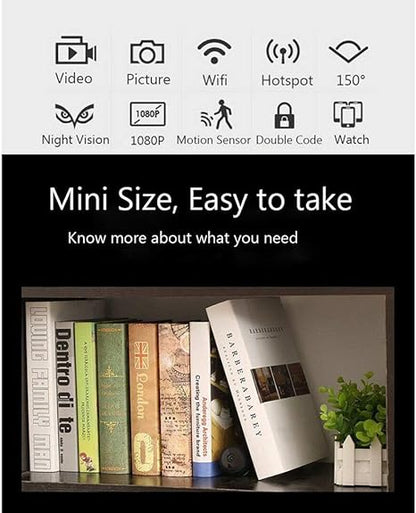 DubaNix A9 Mini Wireless Security Camera – Compact 1080P Smart Surveillance