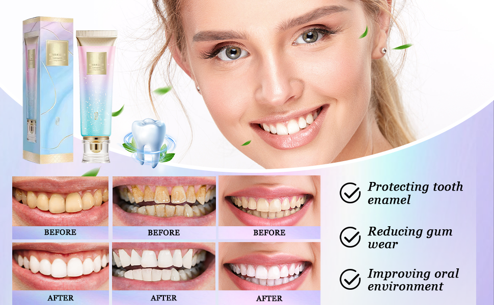 Nicotinamide Dazzling White Toothpastes